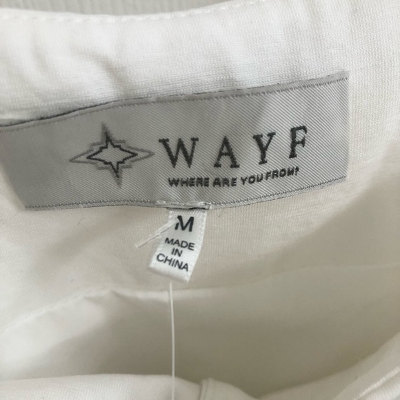 NWOT Wayf Classic White Vest - Picture 4 of 5